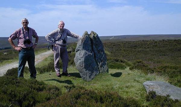 The Cammon Stone high above Bransdale