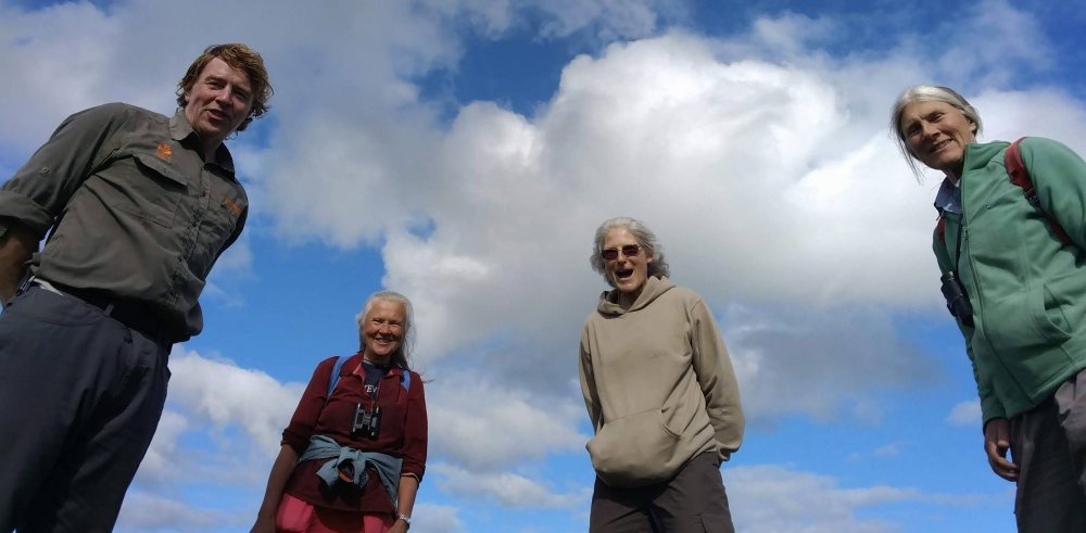 Ryenats members at the trig point